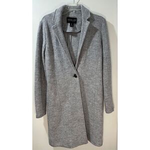 Rachel & Zoe LA NY long gray wool blend cardigan/coat size small #23-0611
